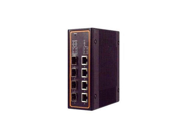 ATOP 8-Port Managed Ethernet Switch 4xRJ45 1000Mbit, 4xSFP 1000mbit