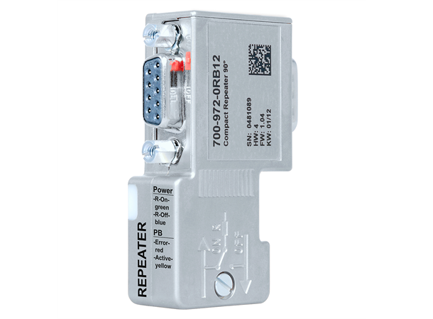 PROFIBUS Compact Repeater With prog. device connector, screw term.