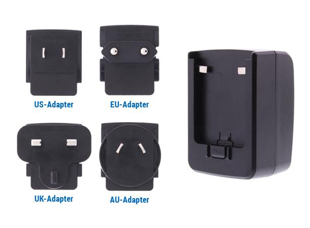 Smart-Ex® 02 Series Travel Charger (EU, US, UK+AU plug)