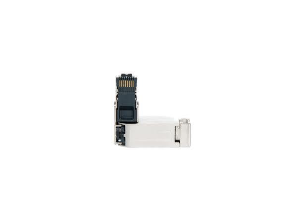 Industrial Ethernet con. RJ45, 90° EasyConnect®, 4x2 cores, 10/100/1000Mbps