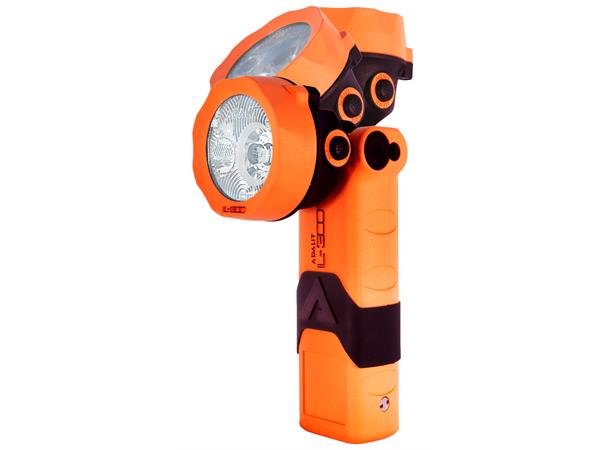 Adalit Torch IL.300 Rechargeable Ex Zone 1, with EM functionality Orange