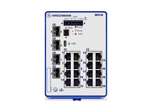 Hirschmann BOBCAT 16xTX, 4xSFP BRS30-1604OOOO-CTCY99HHSEAXX.X.XX