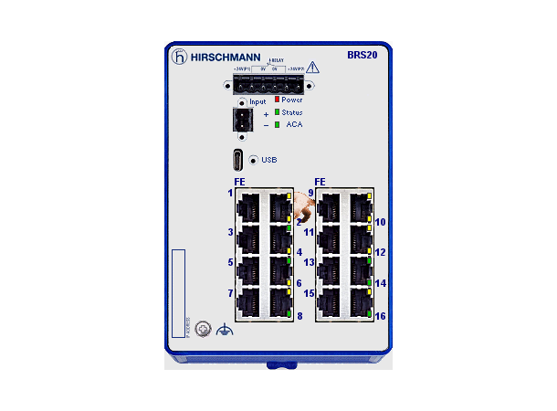 Hirschmann BOBCAT 16xFE/TX BRS20-16009999-TTDVU9HHSESXX.X.XX