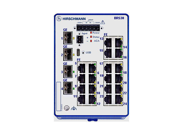 Hirschmann BOBCAT 20xTX, 4xSFP BRS30-2004OOOO-STCZ99HHSPSXX.X.XX