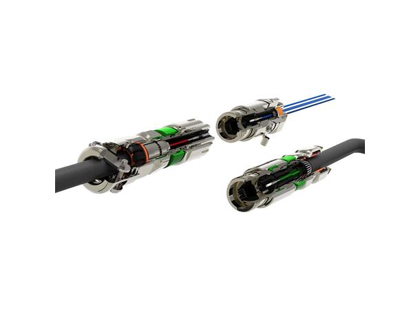 FibreEx BR1 PR 8way Bulkh. M32 Pin SM 9/125 Fl.leads - Nick.pl.